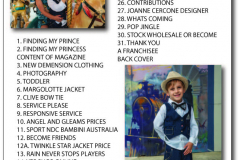 2nd issue kids mag PAGE CONTENT